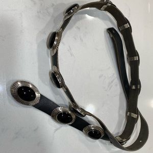 Vintage Sterling Silver Western Belt